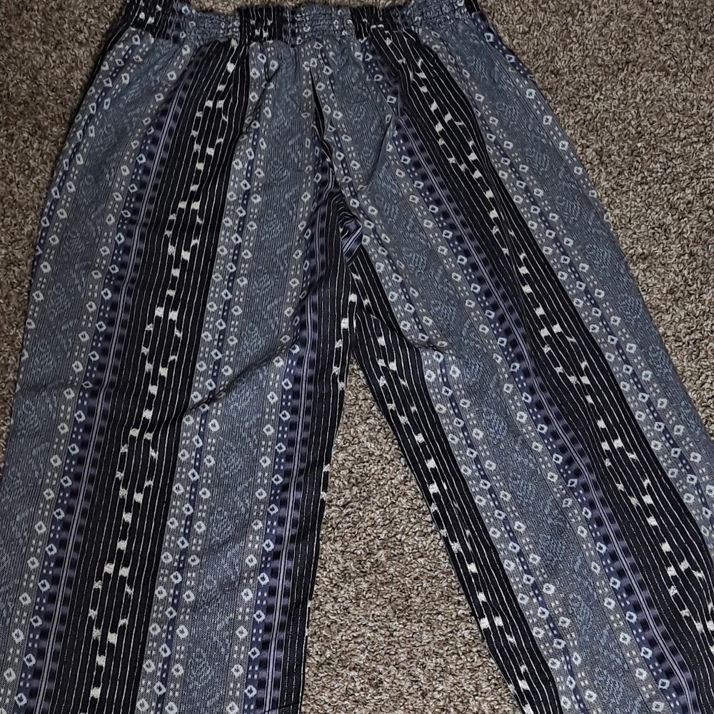 Cato Pull Up Pants purple waistband